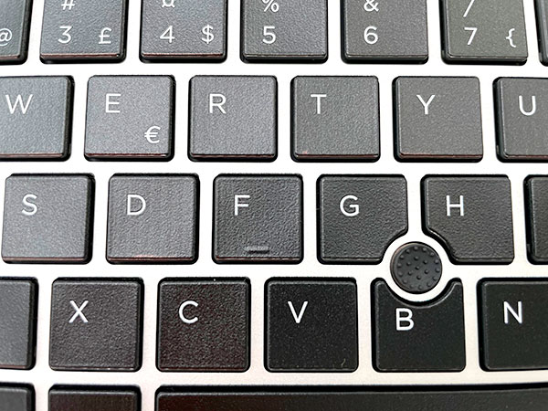 Reprinted HP keyboard forstørret