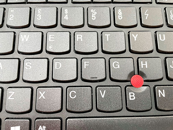 Reprinted Lenovo keyboard forstørret